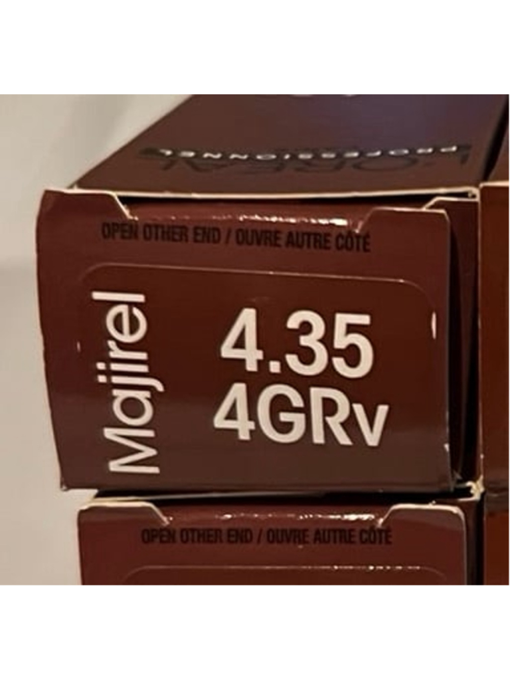 New L’Oreal Professional Hair Color Majirel 4.35 4GRv Golden Mahogany Brown